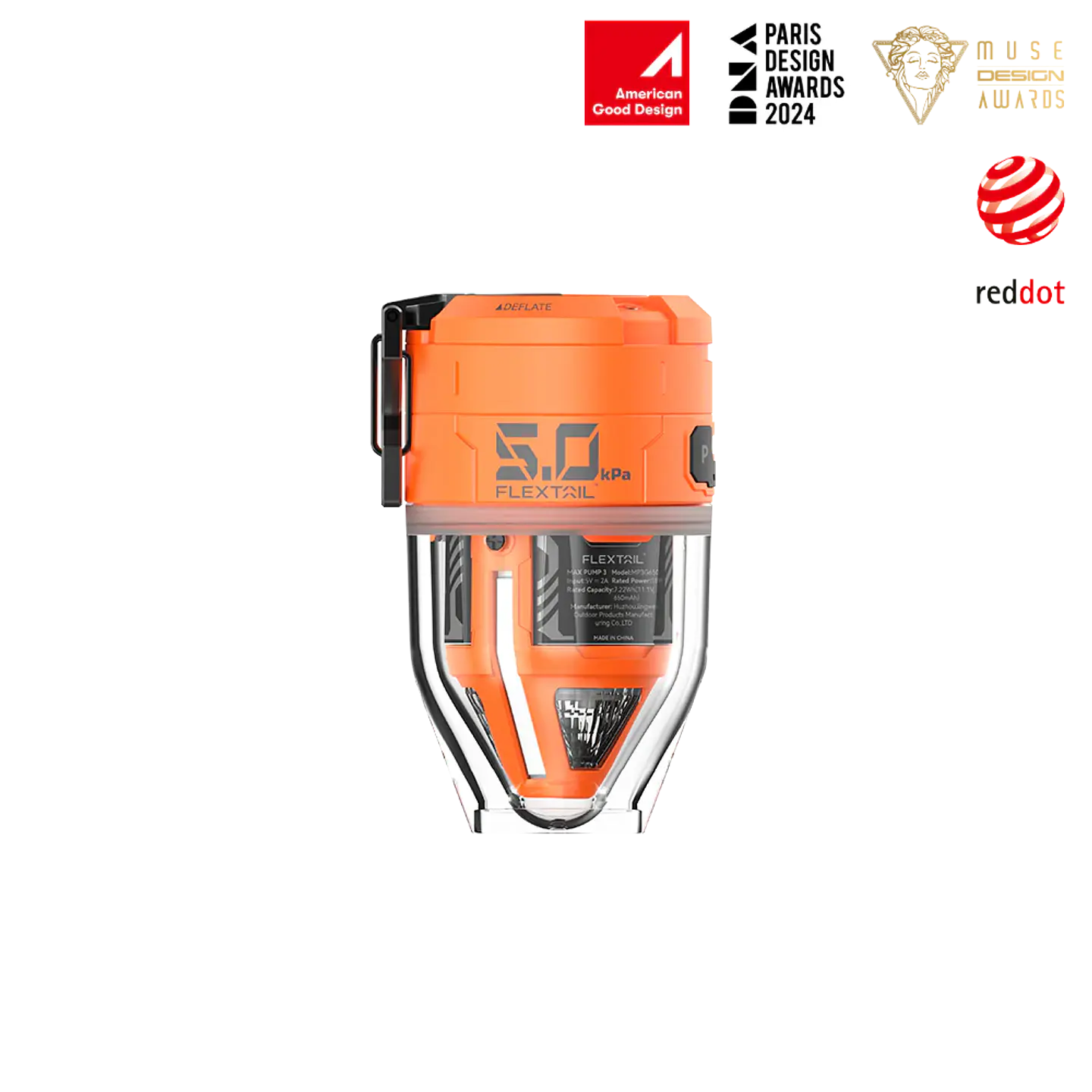 FLEXTAIL Max Pump 3 – Inflador Portátil y Linterna de Camping 2 en 1. 7