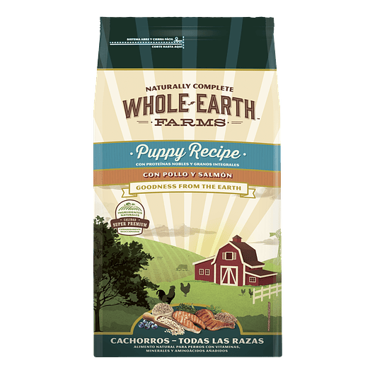 Whole Earth Farms Cachorro Pollo/Salmon