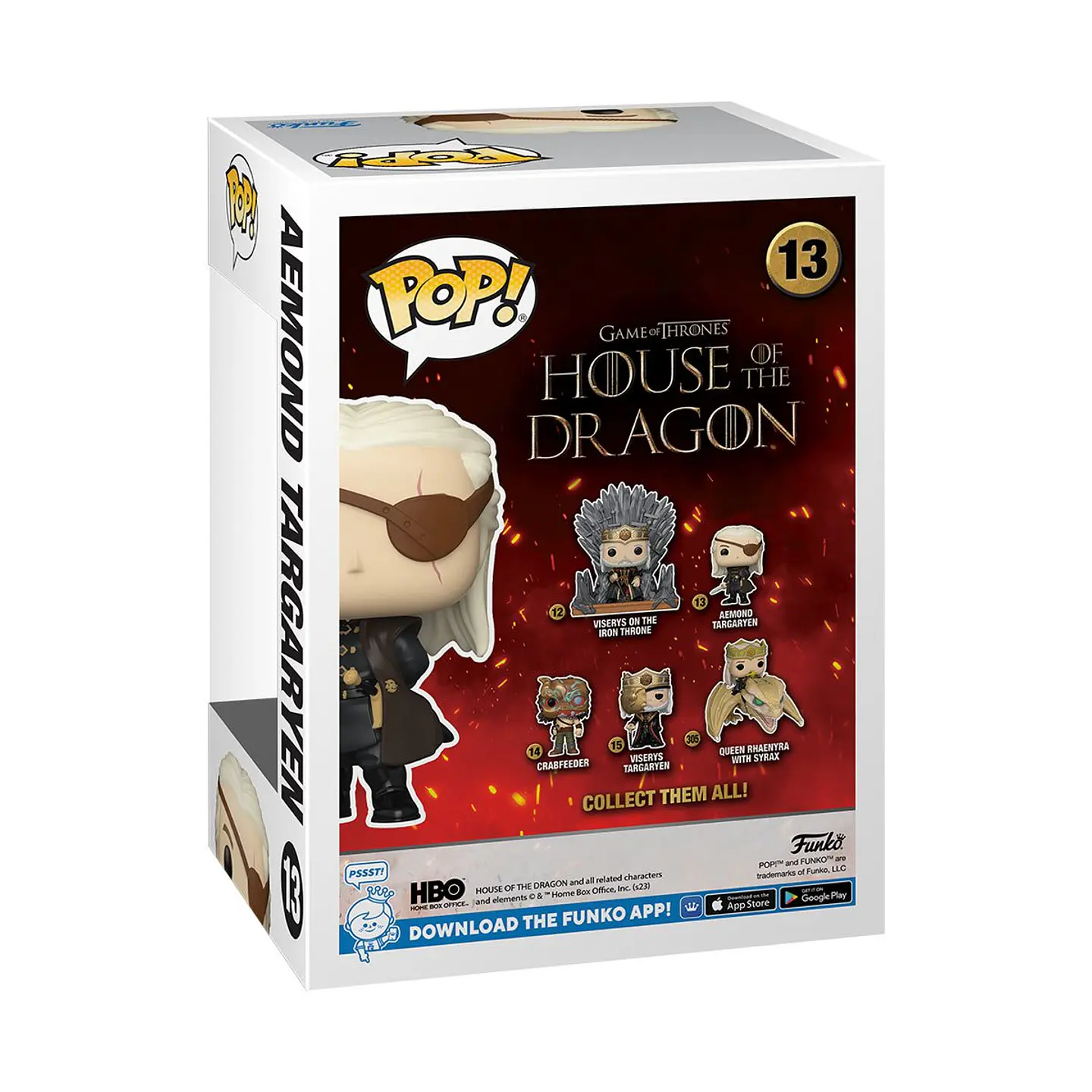 Funko Pop! Aemond Targaryen #13 - House Of The Dragon 3