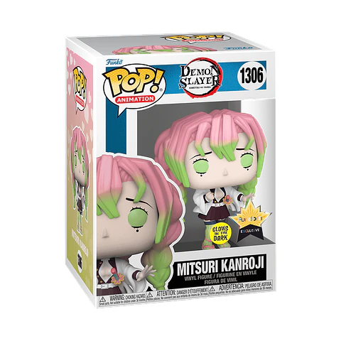Funko Pop! Mitsuri Kanroji (Glow in the dark) #1306 Fundom Exclusive - Demon Slayer
