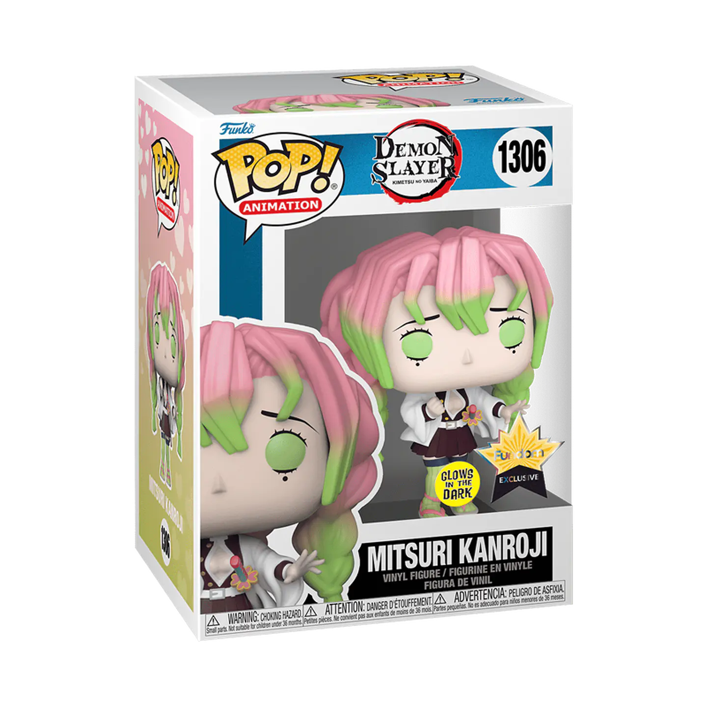 Funko Pop! Mitsuri Kanroji (Glow in the dark) #1306 Fundom Exclusive - Demon Slayer 1