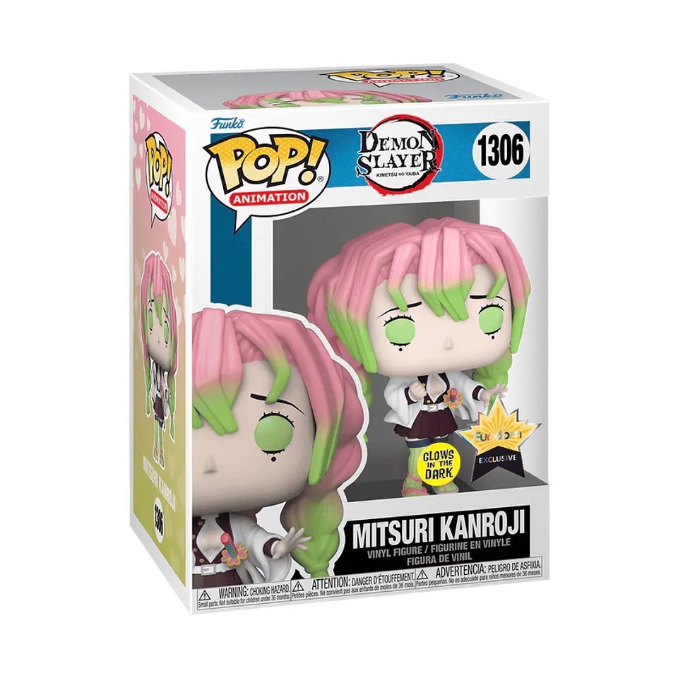 Funko Pop! Mitsuri Kanroji (Glow in the dark) #1306 Fundom Exclusive - Demon Slayer 1