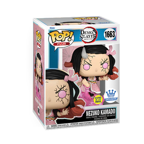 Funko Pop! Plus: Nezuko Kamado #1663 (Glow in the dark) Funko Shop Exclusive - Demon Slayer