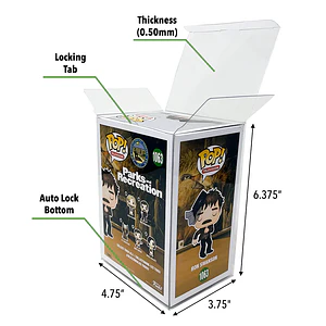Protector para Funko Pop (0.5mm) - 4 pulgadas