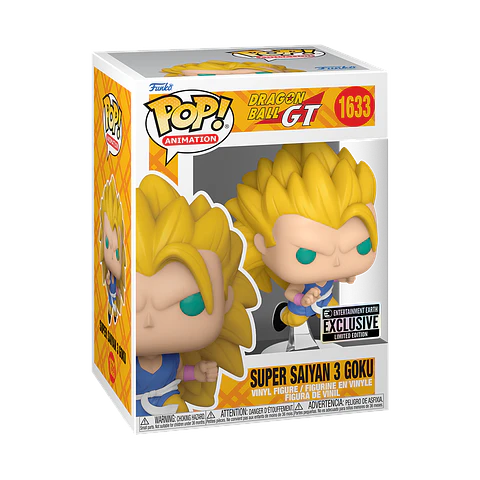 Funko Pop! Super Saiyan 3 Goku #1633 Entertainment Earth - Dragon Ball GT