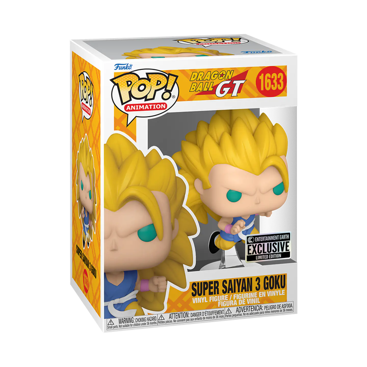 Funko Pop! Super Saiyan 3 Goku #1633 Entertainment Earth - Dragon Ball GT 1