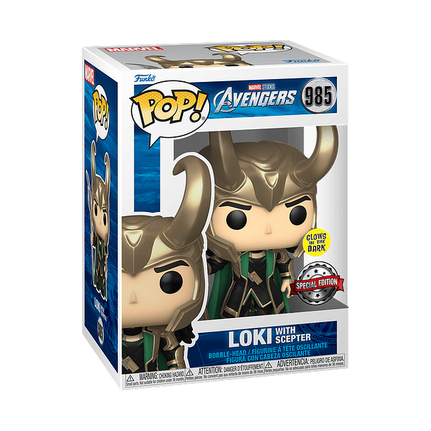 Funko Pop! Loki with scepter #985 Special Edition - The Avengers