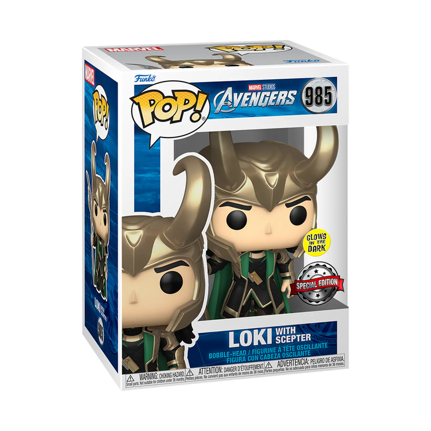 Funko Pop! Loki with scepter #985 Special Edition - The Avengers 1