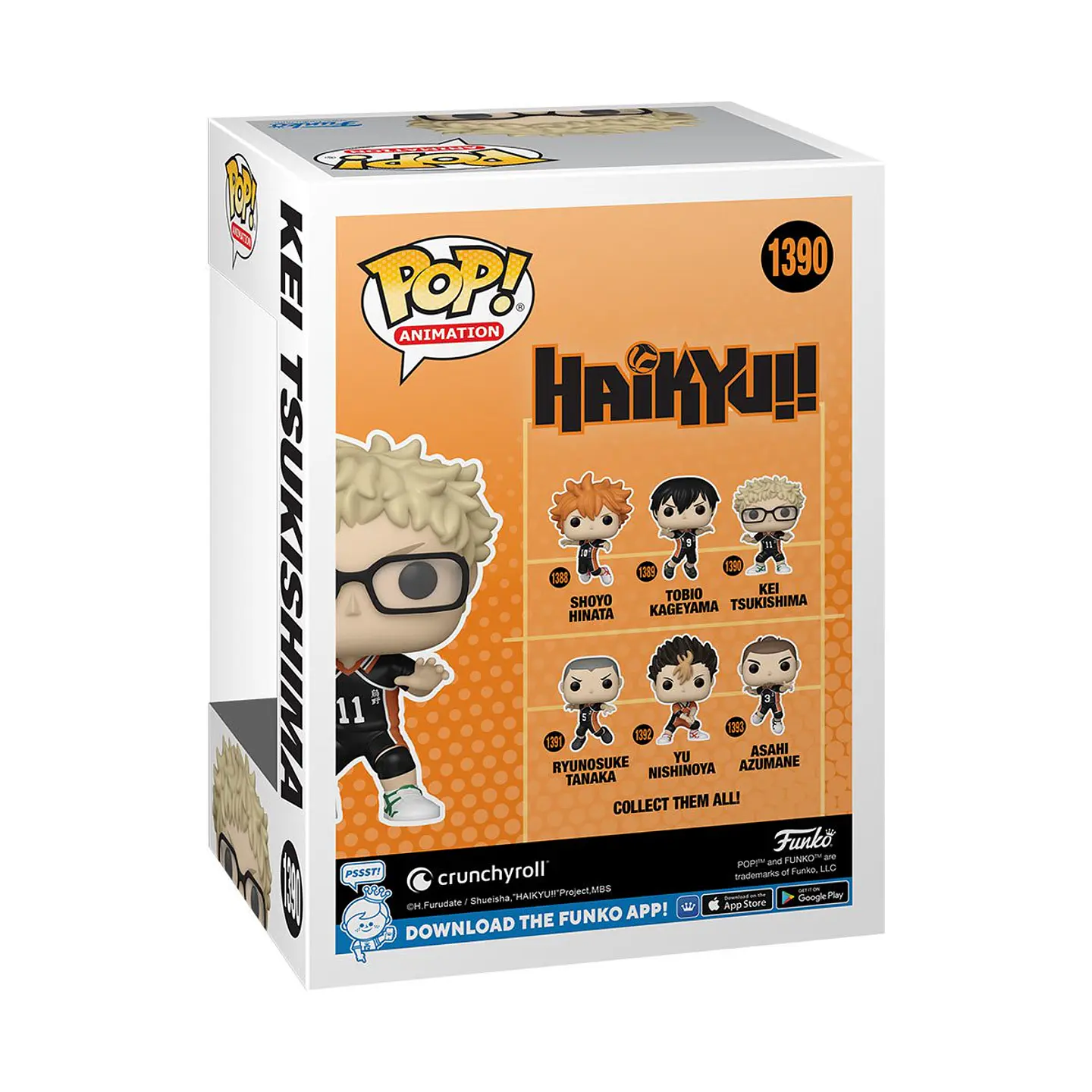 Funko Pop! Kei Tsukishima #1390 - Haikyu!! 3