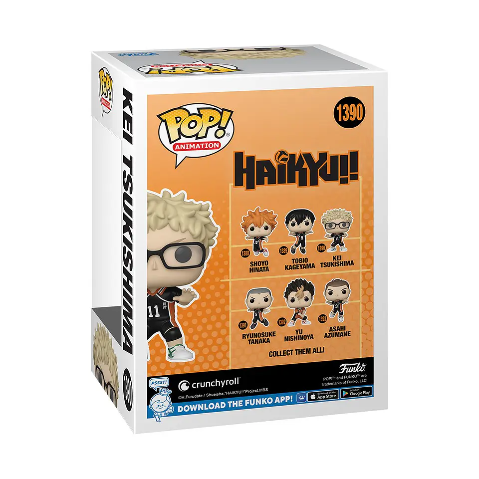 Funko Pop! Kei Tsukishima #1390 - Haikyu!! 3