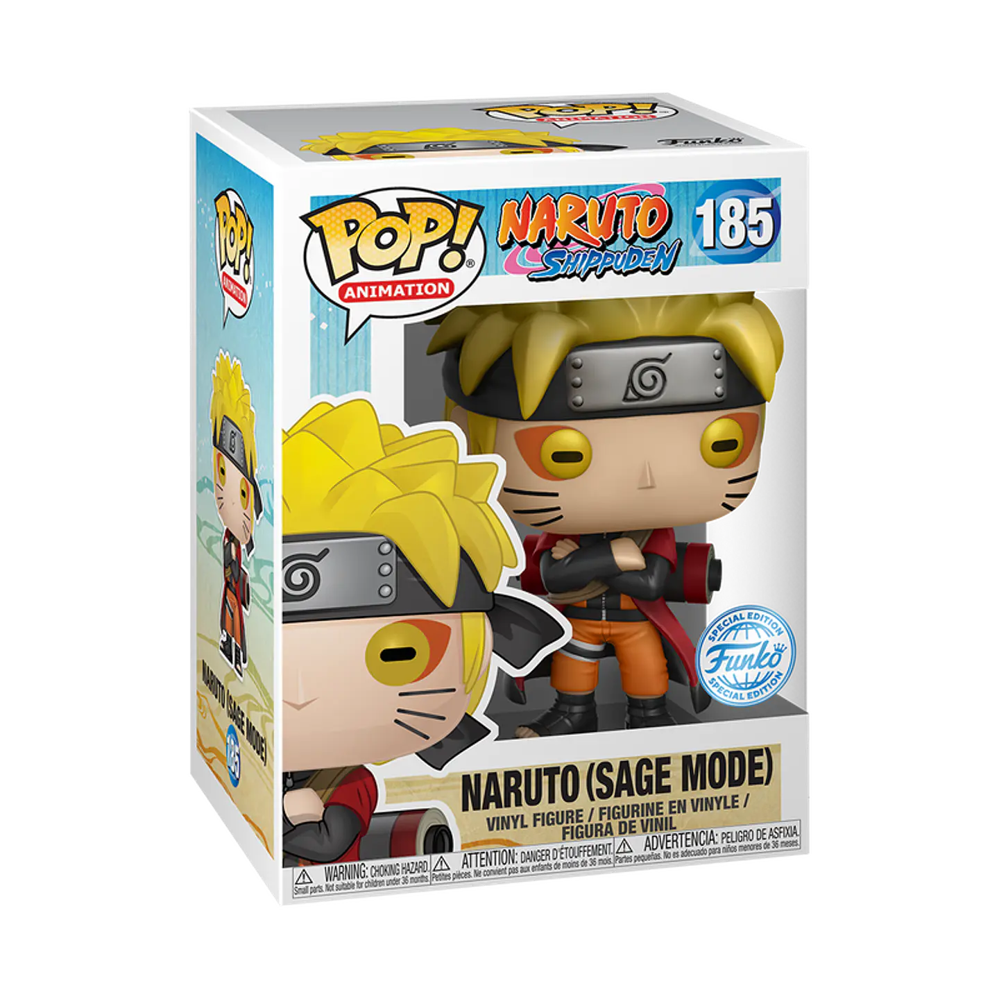 Funko Pop! Naruto (Sage Mode) #185 Special Edition - Naruto Shippuden 1