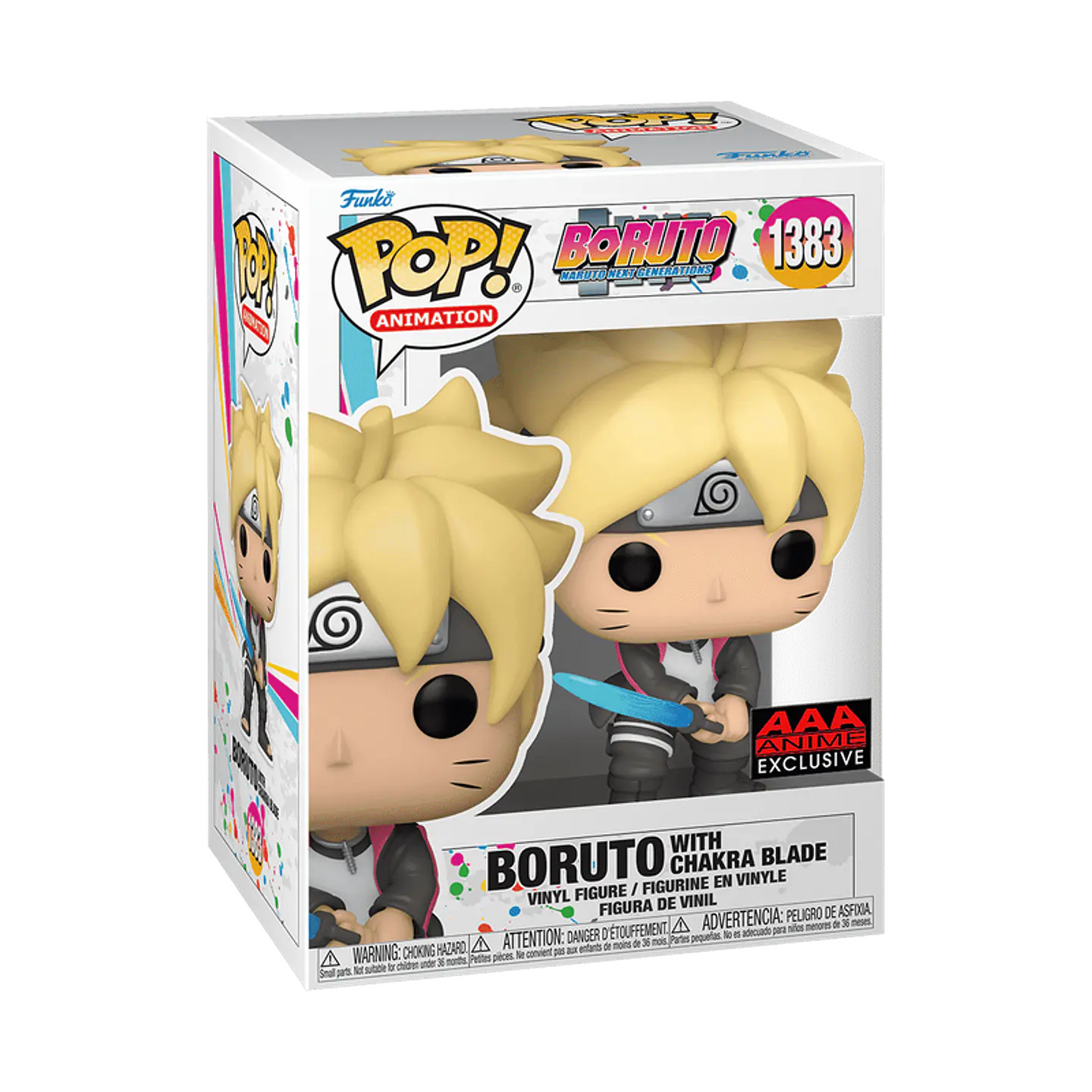 Funko Pop! Boruto With Chakra Blade #1383 AAA Anime - Boruto: Naruto Next Generations (Caja con detalle) 1