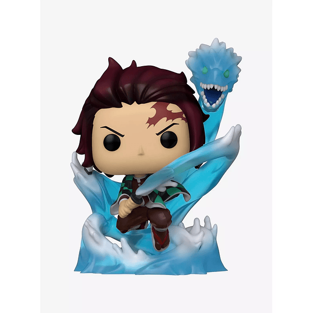 Funko Pop! Tanjiro Kamado (Water Breathing) (Glow In The Dark) #873 BoxLunch Exclusive - Demon Slayer (Caja con Detalle)