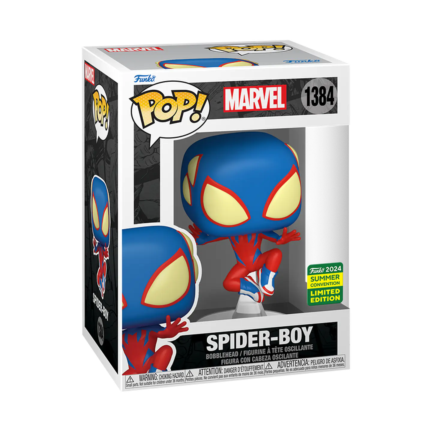 Funko Pop! Spider-Boy #1384 2024 Summer Convention - Marvel: Spider-Man 1
