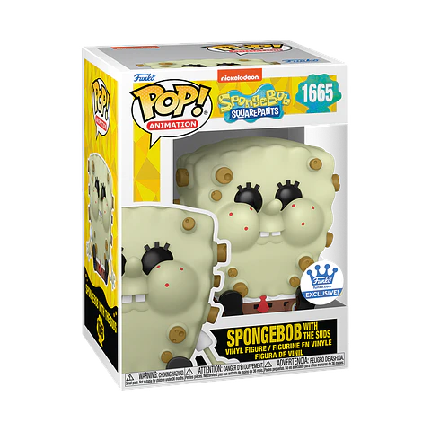 Funko Pop! SpongeBob with the suds #1665 Funko Shop Exclusive - Bob Esponja