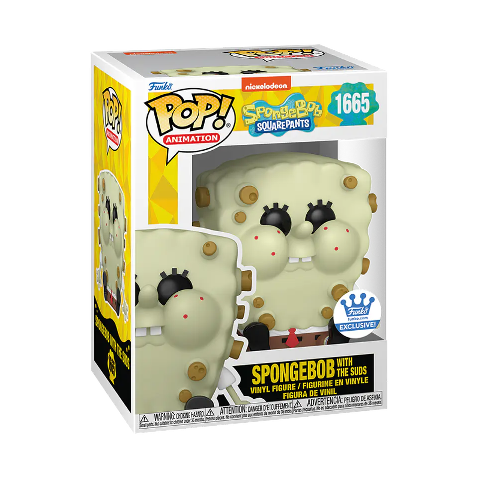 Funko Pop! SpongeBob with the suds #1665 Funko Shop Exclusive - Bob Esponja 1