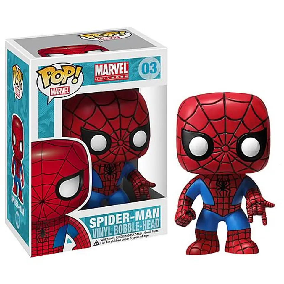 Funko Pop! Spiderman #03 - Marvel: Spider-Man (Caja con detalle) 1