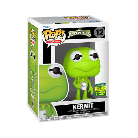 Funko Pop! Kermit (with tea) #12 2024 Summer Convention - The Muppets