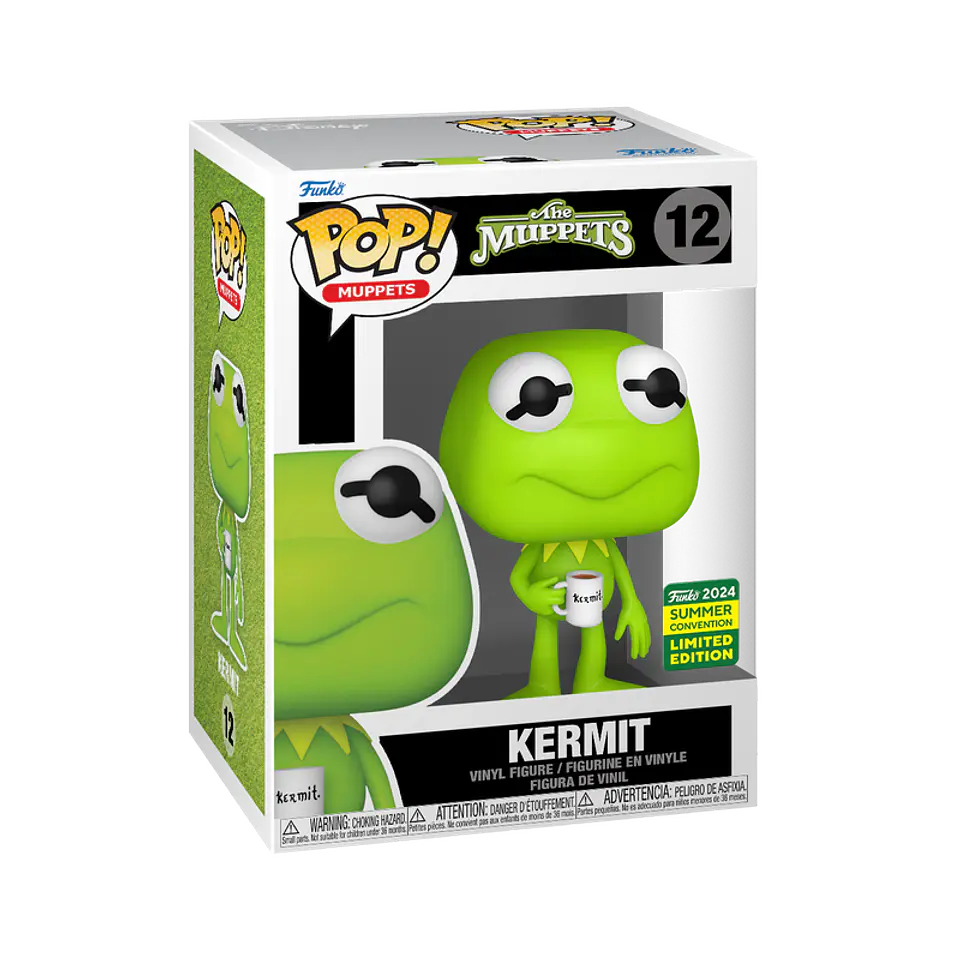 Funko Pop! Kermit (with tea) #12 2024 Summer Convention - The Muppets 1