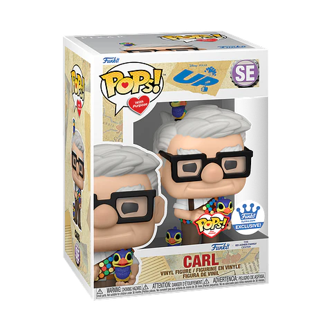 Funko Pop! Carl (with baby Snipes) #SE Funko Shop Exclusive - Disney: UP!