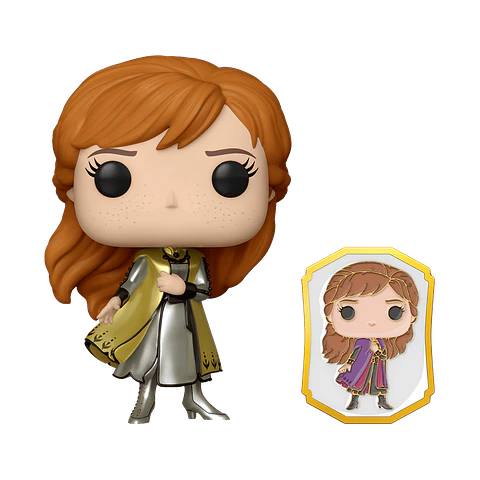 Funko Pop! Anna (Gold) with Pin #582 Funko Shop Exclusive - Disney: Frozen