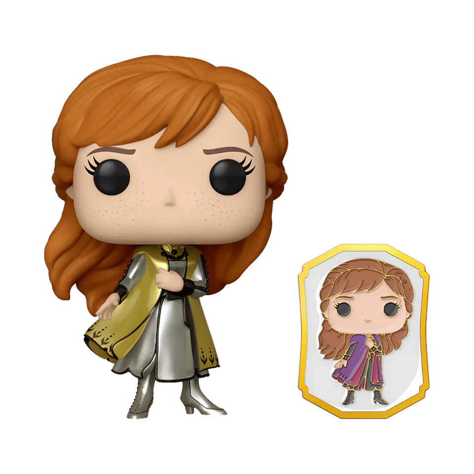 Funko Pop! Anna (Gold) with Pin #582 Funko Shop Exclusive - Disney: Frozen 2
