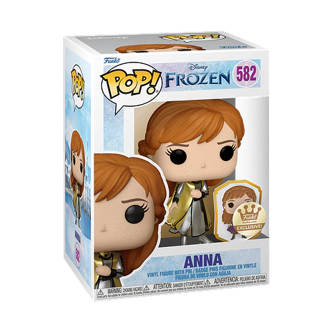 Funko Pop! Anna (Gold) with Pin #582 Funko Shop Exclusive - Disney: Frozen