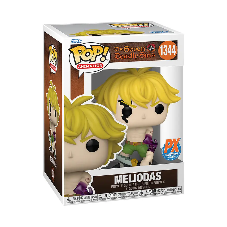 Funko Pop! Meliodas #1344 PX Previews Exclusive - The Seven Deadly Sins 1