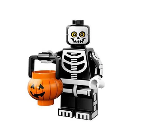 Lego Minifigura: Chico esqueleto - Serie 14 