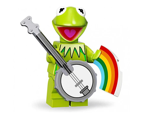 Lego Minifigura: Kermit La Rana - Serie The Muppets