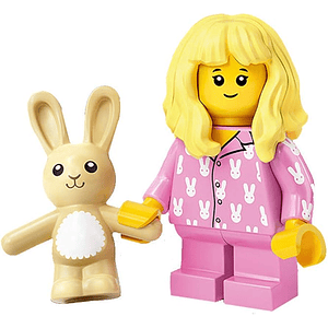 Lego Minifigura: Niña en pijama - Serie 20