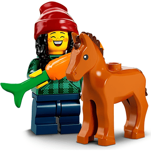 Lego Minifigura: Cuidadora de caballo - Serie 22