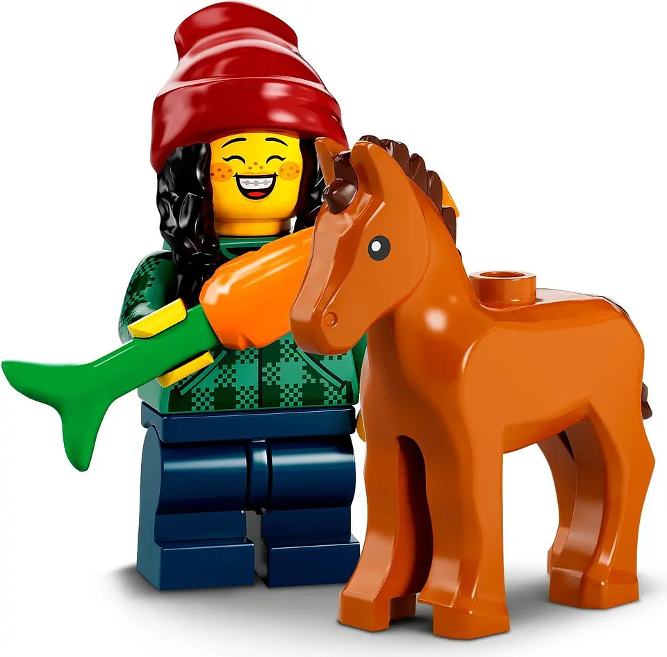 Lego Minifigura: Cuidadora de caballo - Serie 22 1