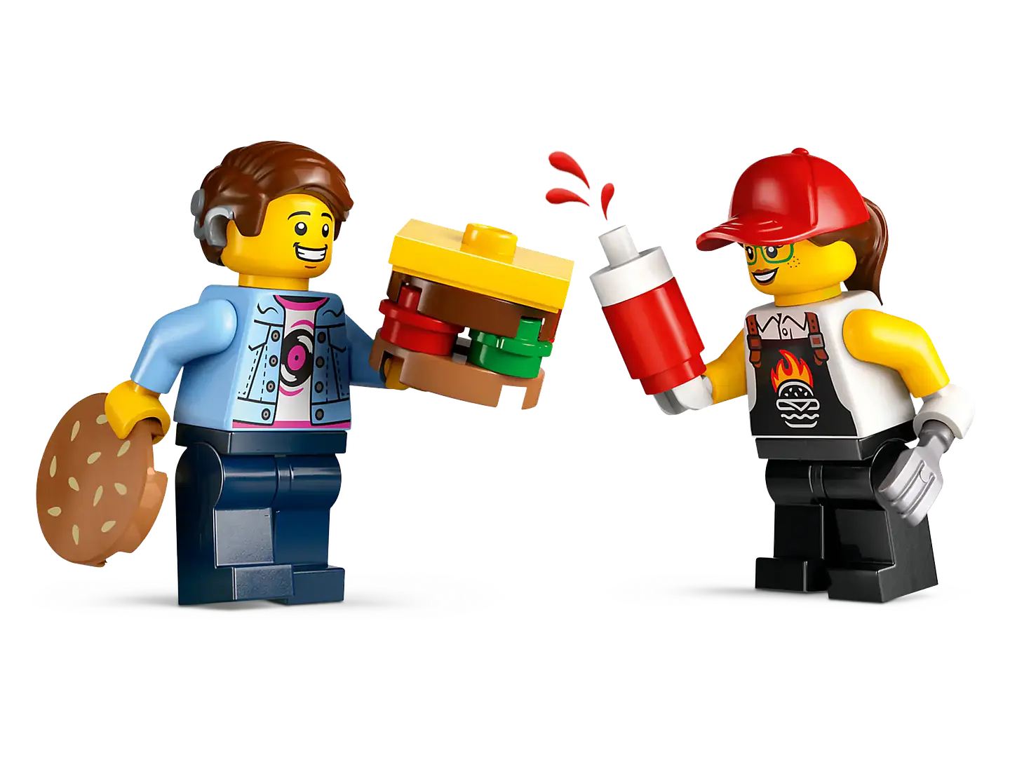 LEGO 60404: Camión de Hamburguesas 3