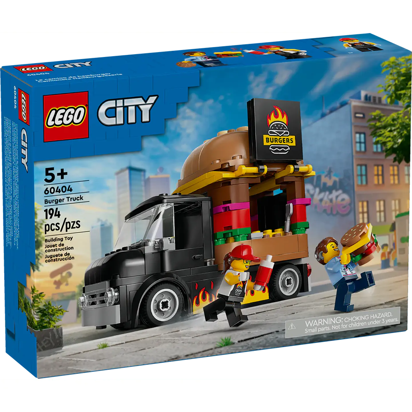 LEGO 60404: Camión de Hamburguesas 1