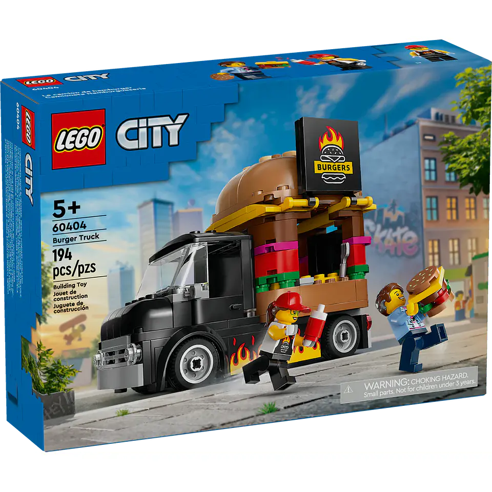 LEGO 60404: Camión de Hamburguesas 1