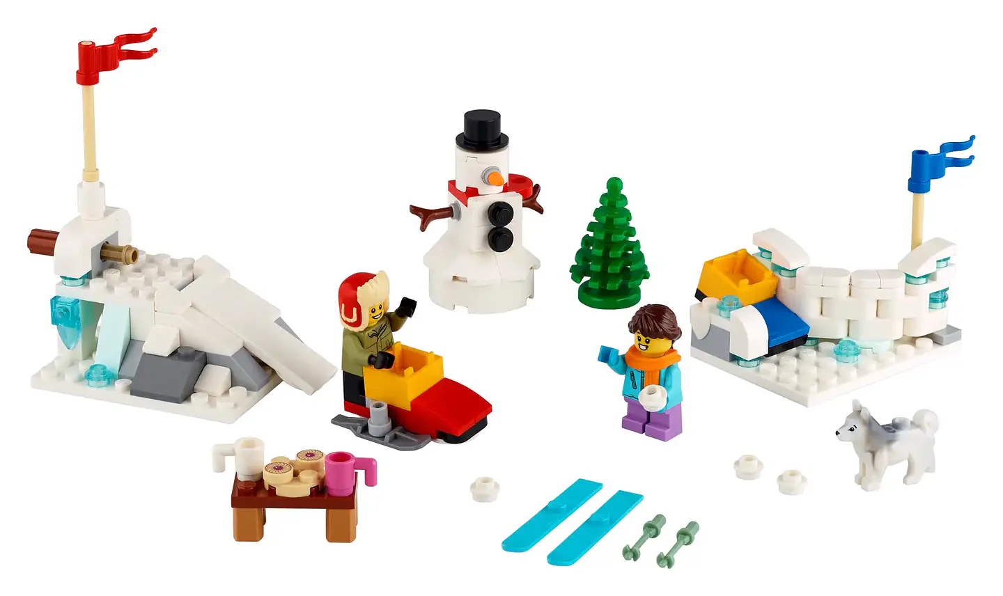 LEGO 40424: Batalla Invernal de Bolas de Nieve 2