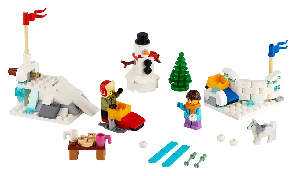 LEGO 40424: Batalla Invernal de Bolas de Nieve 2