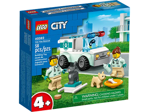LEGO 60382: Furgoneta Veterinaria de Rescate