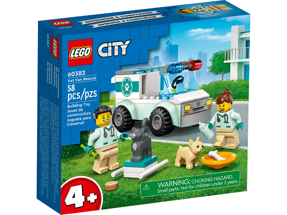 LEGO 60382: Furgoneta Veterinaria de Rescate 1