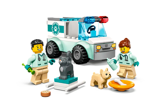 LEGO 60382: Furgoneta Veterinaria de Rescate