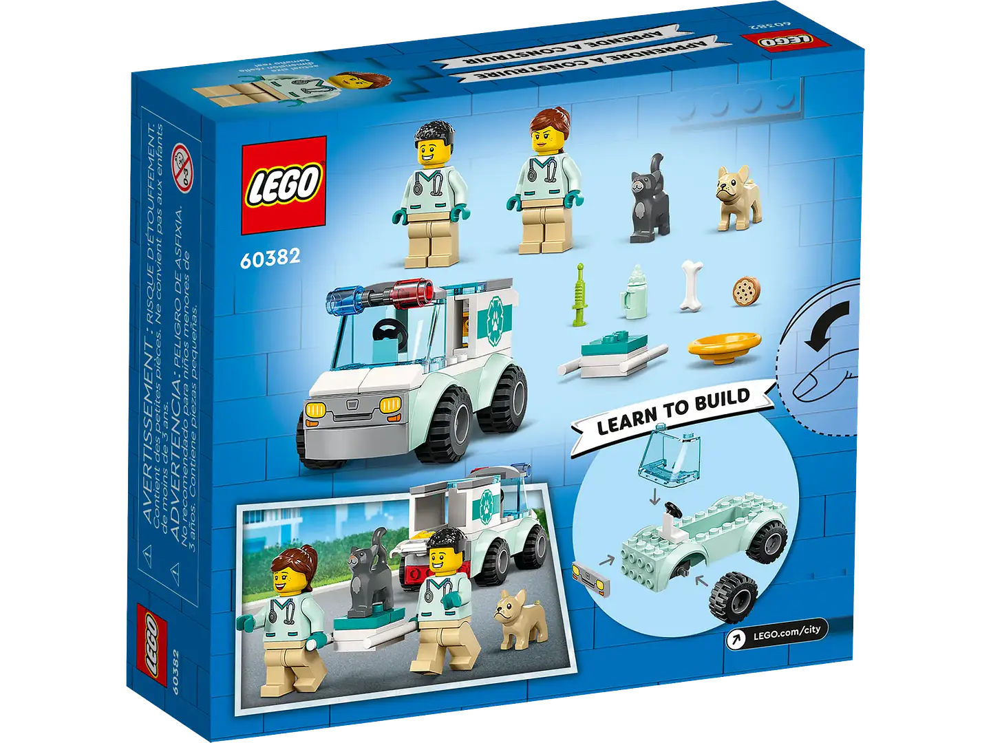 LEGO 60382: Furgoneta Veterinaria de Rescate 4