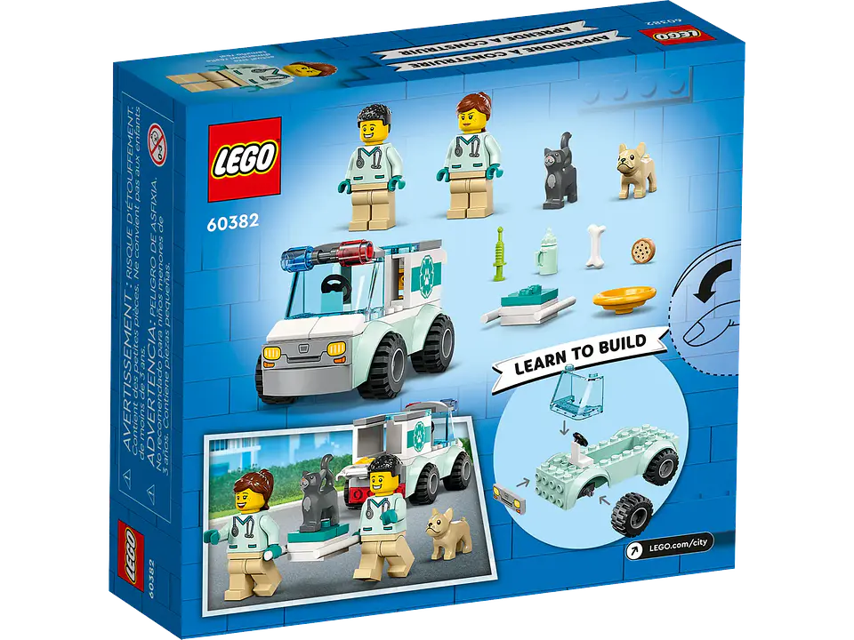 LEGO 60382: Furgoneta Veterinaria de Rescate 4