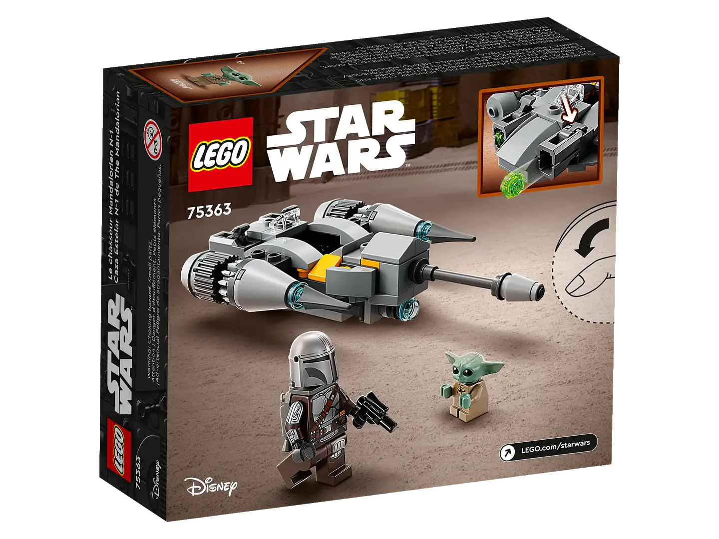 LEGO 75363 Microfighter: Caza Estelar N-1 de The Mandalorian 4