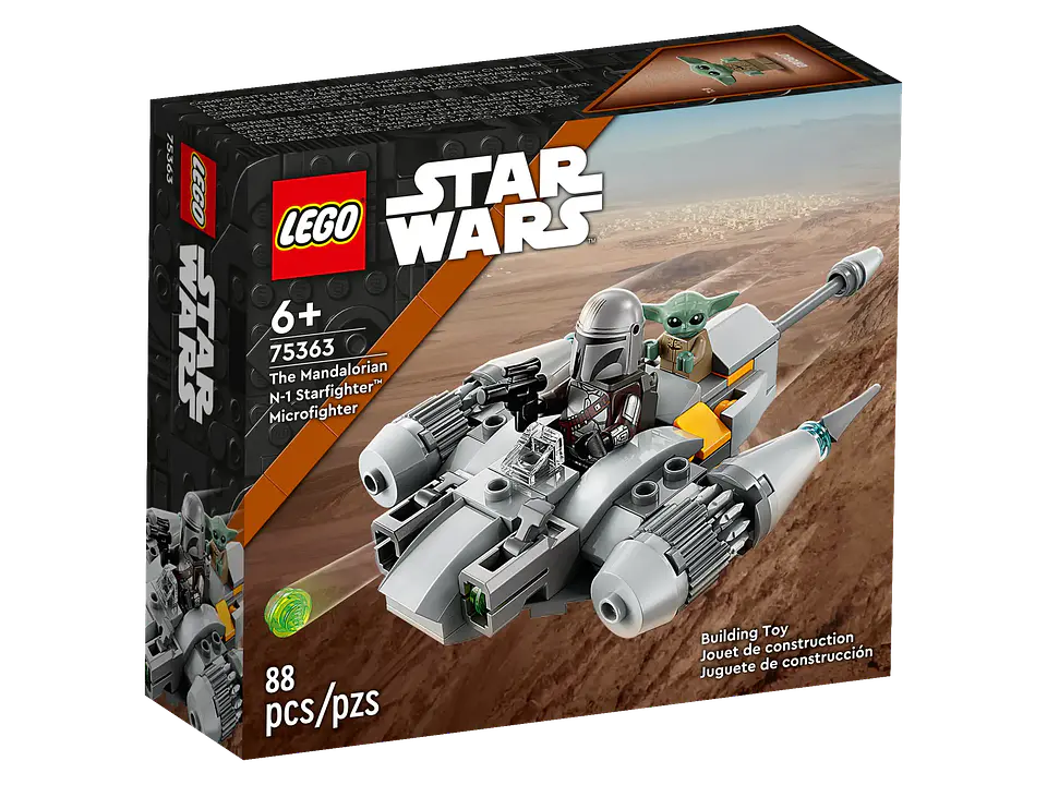 LEGO 75363 Microfighter: Caza Estelar N-1 de The Mandalorian 1