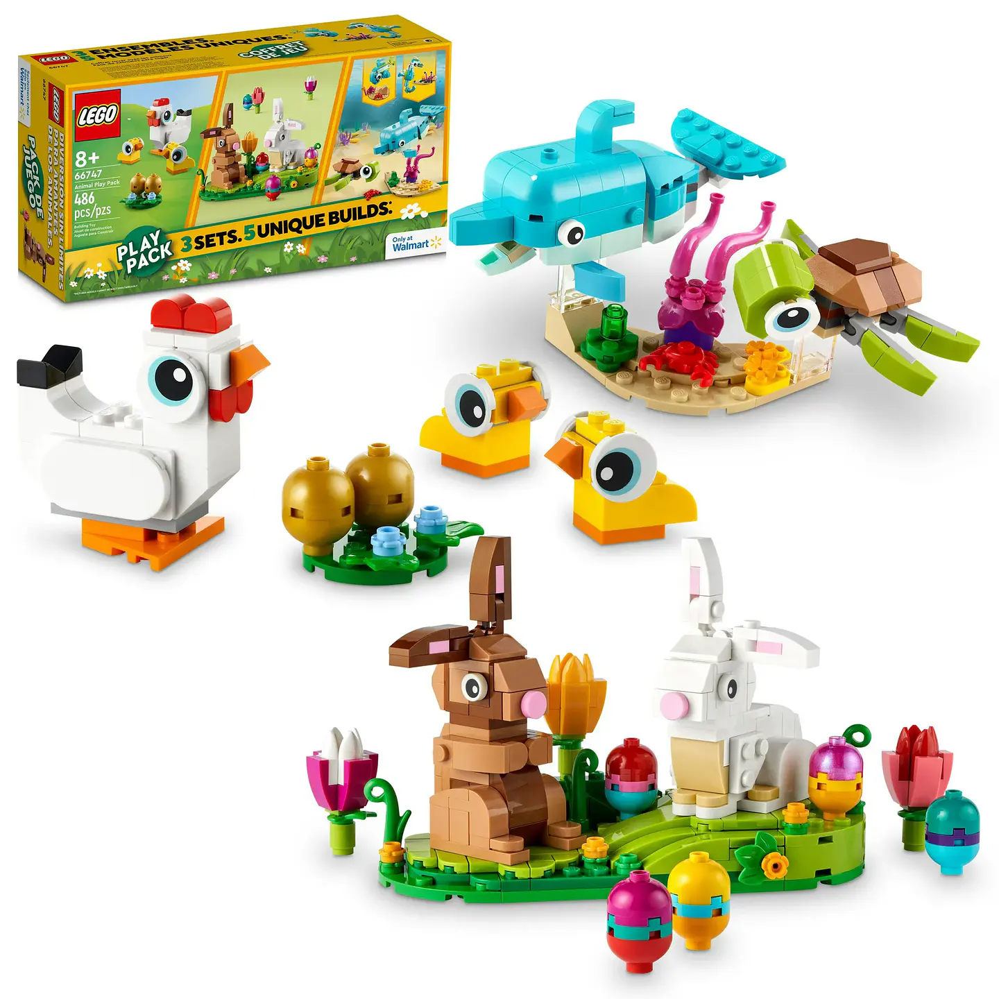 LEGO 66747: Animal Play Pack (5 en 1) - Only at Walmart  2