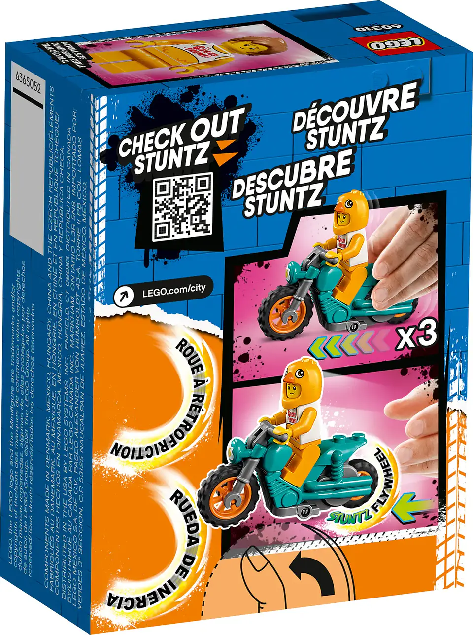LEGO 60310 Moto Acrobática: Pollo 3