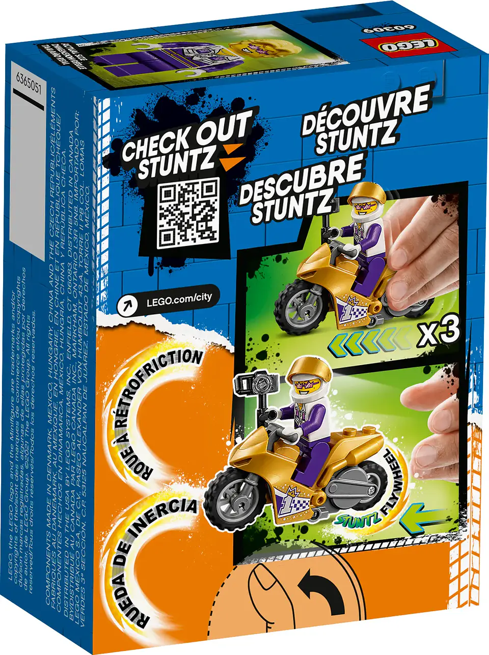 LEGO 60309 Moto Acrobática: Selfie 3