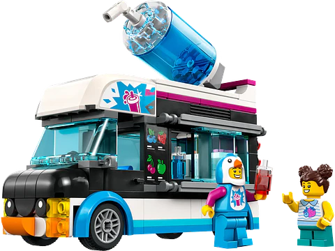 LEGO 60384: Furgoneta-Pingüino de Granizadas