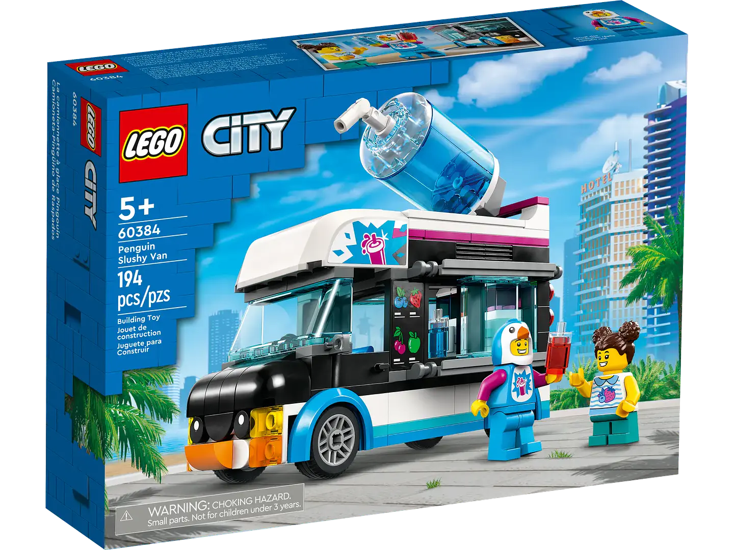 LEGO 60384: Furgoneta-Pingüino de Granizadas 1